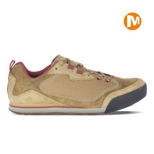 Merrell Burnt Rock Travel Suede Sneaker Herren HellBraun [DE-CZRYA]